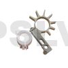 LX0482 Lynx Heli MCPX BL Ultra Motor Support Silver